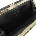 シャネル CHANEL マトラッセ ショルダー ブラック カーフ チェーンウォレット ゴールド金具 がま口