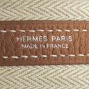 エルメス HERMES ガーデンパーティーTPM ゴールド ネゴンダ トートバッグ シルバー金具 新品 未使用 茶