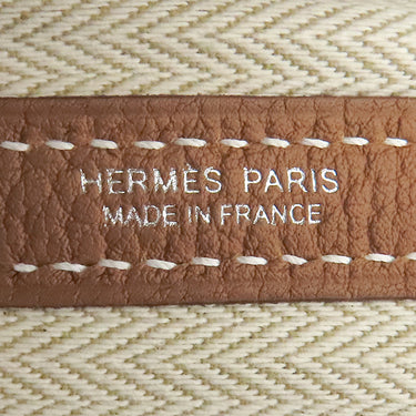 エルメス HERMES ガーデンパーティーTPM ゴールド ネゴンダ トートバッグ シルバー金具 新品 未使用 茶