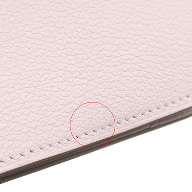 エルメス HERMES ドゴンデュオ ドゴンGM モーヴペール エバーカラー 長財布 シルバー金具 二つ折り