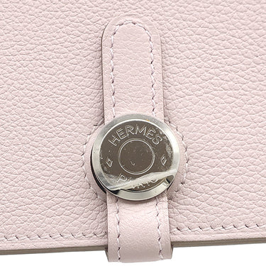 エルメス HERMES ドゴンデュオ ドゴンGM モーヴペール エバーカラー 長財布 シルバー金具 二つ折り