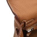 エルメス HERMES ケリー25 内縫い ゴールド トゴ 2WAYバッグ シルバー金具 茶 ショルダー