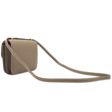 エルメス HERMES コンスタンス3 ミニ ミロワール エトゥープ ヴォーエプソン ショルダーバッグ ローズゴールド金具 グレージュ