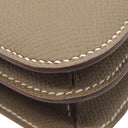 エルメス HERMES コンスタンス3 ミニ ミロワール エトゥープ ヴォーエプソン ショルダーバッグ ローズゴールド金具 グレージュ