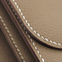 エルメス HERMES コンスタンス3 ミニ ミロワール エトゥープ ヴォーエプソン ショルダーバッグ ローズゴールド金具 グレージュ