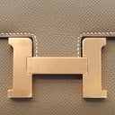 エルメス HERMES コンスタンス3 ミニ ミロワール エトゥープ ヴォーエプソン ショルダーバッグ ローズゴールド金具 グレージュ
