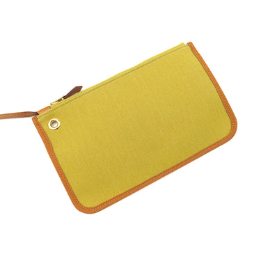 エルメス HERMES エールバッグジップPM 31 ジンジャー×ナチュラル キャンバス トワルミリタリー ヴァッシュハンター 2WAYバッグ ゴールド金具 トワルH