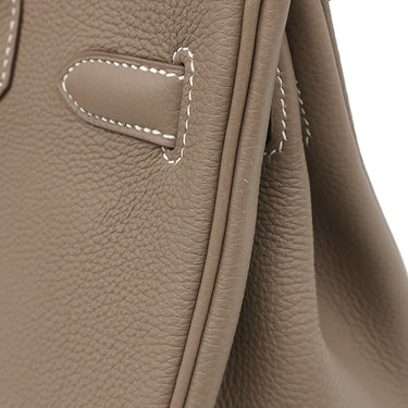 エルメス HERMES バーキン30 エトゥープ トゴ ハンドバッグ シルバー金具 グレージュ