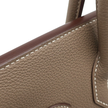 エルメス HERMES バーキン30 エトゥープ トゴ ハンドバッグ シルバー金具 グレージュ