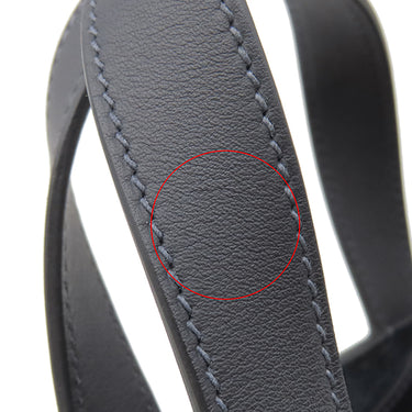 エルメス HERMES インザループ18 キャバン トリヨンクレマンス ヴォースイフト ハンドバッグ ゴールド金具 濃紺