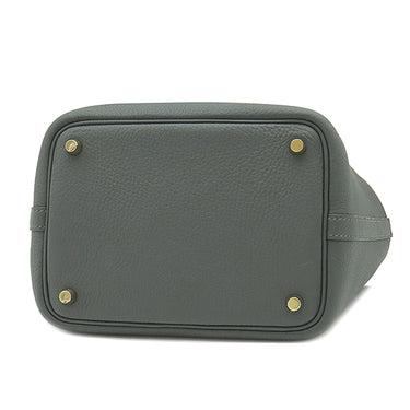 エルメス HERMES ピコタンロックPM ヴェールマングローブ トリヨンクレマンス ハンドバッグ ゴールド金具 新品 未使用 深緑