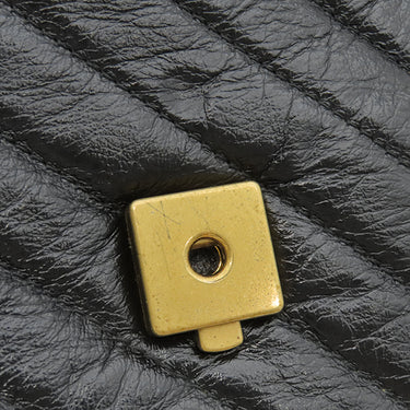 グッチ GUCCI GGマーモント ミニトップハンドル 583571 ブラック×レッド レザー 2WAYバッグ ゴールド金具 赤 黒 ショルダー