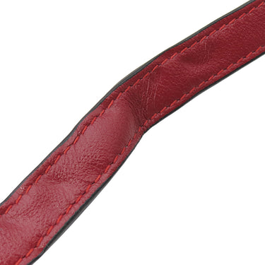 グッチ GUCCI GGマーモント ミニトップハンドル 583571 ブラック×レッド レザー 2WAYバッグ ゴールド金具 赤 黒 ショルダー