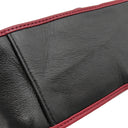 グッチ GUCCI GGマーモント ミニトップハンドル 583571 ブラック×レッド レザー 2WAYバッグ ゴールド金具 赤 黒 ショルダー