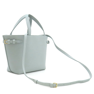 セリーヌ CELINE ミニ カバ アナイス キュイル トリオンフ 121743 ライトクレイ カーフ 2WAYバッグ ゴールド金具 ハンドバッグ ショルダー