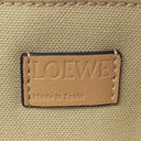 ロエベ LOEWE ロゴ バックパック B314278X013968 ベージュ系 キャンバス レザー リュック・デイパック シルバー金具