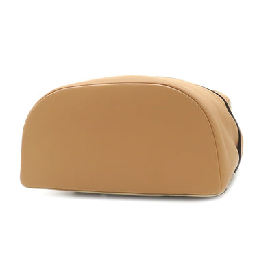 ロエベ LOEWE ロゴ バックパック B314278X013968 ベージュ系 キャンバス レザー リュック・デイパック シルバー金具