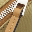 ロエベ LOEWE ロゴ バックパック B314278X013968 ベージュ系 キャンバス レザー リュック・デイパック シルバー金具