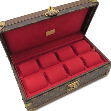 ルイヴィトン LOUIS VUITTON コフレ 8 モントル M20039 モノグラム モノグラムキャンバス 小物 ゴールド金具 茶 ウォッチケース 時計入れ