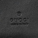 グッチ GUCCI ダブルG カードケース ウォレット 466492 ブラック レザー シェブロンキルティングナッパレザー 二つ折り財布 ゴールド金具 黒 GG