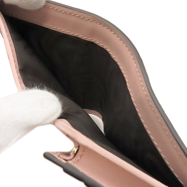 グッチ GUCCI GG マトラッセ カードケース ウォレット 723786 ピンクベージュ レザー 二つ折り財布 ゴールド金具 コンパクトウォレット