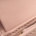 グッチ GUCCI GG マトラッセ カードケース ウォレット 723786 ピンクベージュ レザー 二つ折り財布 ゴールド金具 コンパクトウォレット