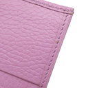 グッチ GUCCI ダブルＧ カードケース ウォレット 456126 パープル レザー 二つ折り財布 シルバー金具 プチマーモント コンパクト