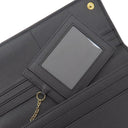 プラダ PRADA リボン フラップ ウォレット 1MH132 NERO レザー サフィアーノレザー 長財布 ゴールド金具 黒 SAFFIANO FIOCCO