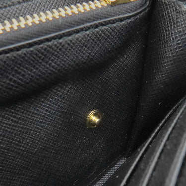 プラダ PRADA リボン フラップ ウォレット 1MH132 NERO レザー サフィアーノレザー 長財布 ゴールド金具 黒 SAFFIANO FIOCCO