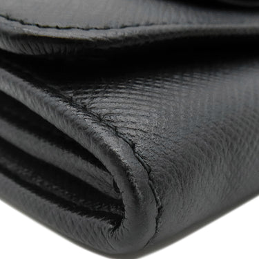 プラダ PRADA リボン フラップ ウォレット 1MH132 NERO レザー サフィアーノレザー 長財布 ゴールド金具 黒 SAFFIANO FIOCCO