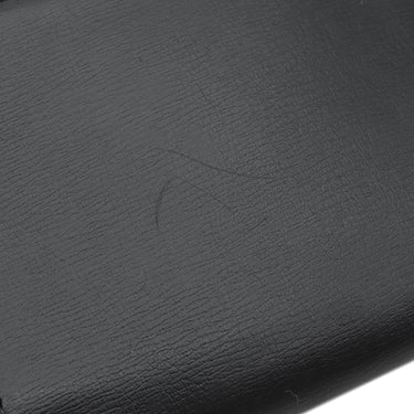 サンローラン SAINT LAURENT モノグラム ロゴ ブラック レザー 二つ折り財布 シルバー金具 黒 コンパクト ウォレット