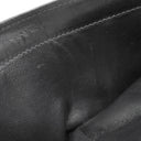 サンローラン SAINT LAURENT カサンドラ モノグラム ウォレット 453276 ブラック レザー 二つ折り財布 シルバー金具 黒 札入れ