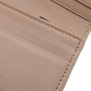 グッチ GUCCI ダブルG カードケース ウォレット 466492 ピンクベージュ レザー シェブロンキルティングナッパレザー 二つ折り財布 ゴールド金具 GG