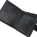 フェンディ FENDI エフ イズ フェンディ 8M0386 マヤブラウン×ブラック レザー 二つ折り財布 ゴールド金具 ミニ財布 茶 黒