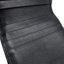 フェンディ FENDI エフ イズ フェンディ 8M0386 マヤブラウン×ブラック レザー 二つ折り財布 ゴールド金具 ミニ財布 茶 黒