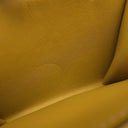 ロエベ LOEWE アナグラム トライフォールド ウォレット マスタード グレインカーフレザー ペブルグレインカーフ 二つ折り財布 シルバー金具 コンパクトウォレット 黄色