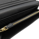 プラダ PRADA ロゴ プレート 1MH132 NERO レザー サフィアーノレザー 長財布 ゴールド金具 黒 二つ折り