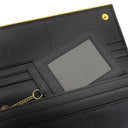 プラダ PRADA ロゴ プレート 1MH132 NERO レザー サフィアーノレザー 長財布 ゴールド金具 黒 二つ折り