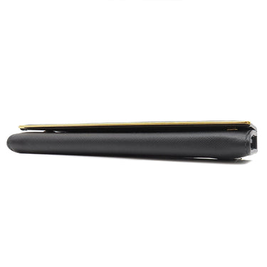 プラダ PRADA ロゴ プレート 1MH132 NERO レザー サフィアーノレザー 長財布 ゴールド金具 黒 二つ折り