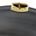 ミュウミュウ MIU MIU マテラッセ ブラック レザー ショルダーバッグ ゴールド金具 黒 チェーンストラップ