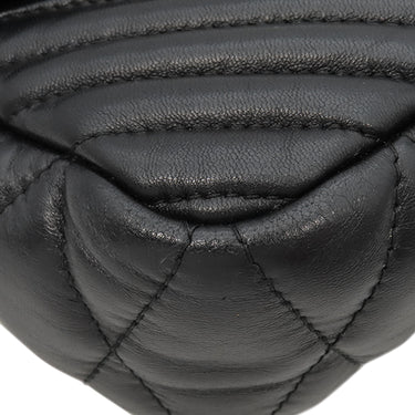 ミュウミュウ MIU MIU マテラッセ ブラック レザー ショルダーバッグ ゴールド金具 黒 チェーンストラップ