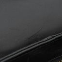 ミュウミュウ MIU MIU マテラッセ ブラック レザー ショルダーバッグ ゴールド金具 黒 チェーンストラップ