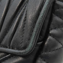 ミュウミュウ MIU MIU マテラッセ ブラック レザー ショルダーバッグ ゴールド金具 黒 チェーンストラップ