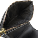 グッチ GUCCI GGマーモント 474802 ブラック レザー 三つ折り財布 ゴールド金具 黒