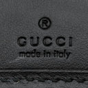 グッチ GUCCI GGマーモント 474802 ブラック レザー 三つ折り財布 ゴールド金具 黒