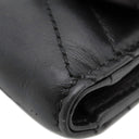 グッチ GUCCI GGマーモント 474802 ブラック レザー 三つ折り財布 ゴールド金具 黒