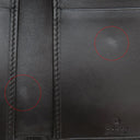 グッチ GUCCI GGマーモント 474802 ブラック レザー 三つ折り財布 ゴールド金具 黒