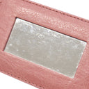 バレンシアガ BALENCIAGA ジャイアント シティ 281770 ピンク レザー 2WAYバッグ シルバー金具 ハンドバッグ ショルダー 肩掛け ミラー付き