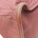 バレンシアガ BALENCIAGA ジャイアント シティ 281770 ピンク レザー 2WAYバッグ シルバー金具 ハンドバッグ ショルダー 肩掛け ミラー付き