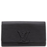 ルイヴィトン LOUIS VUITTON ポルトフォイユ ルイーズ M60767 ブラック エピレザー 長財布 シルバー金具 黒